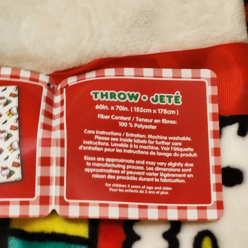 Hello Kitty Holiday Blanket